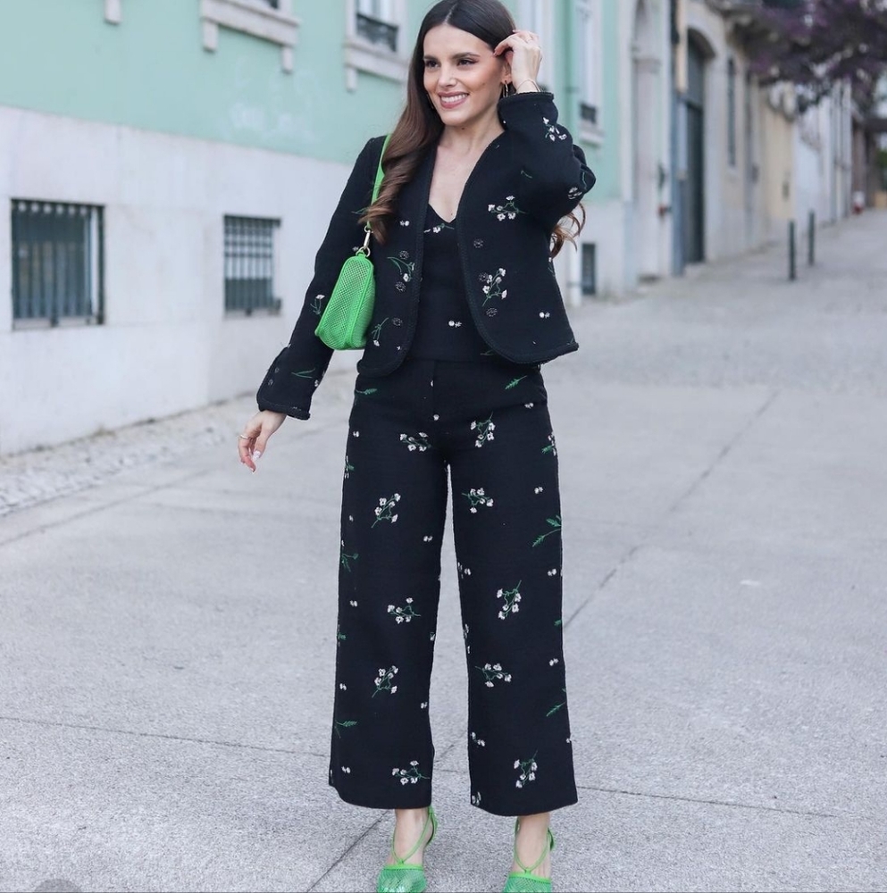 Zara Embroidered Textured jacket